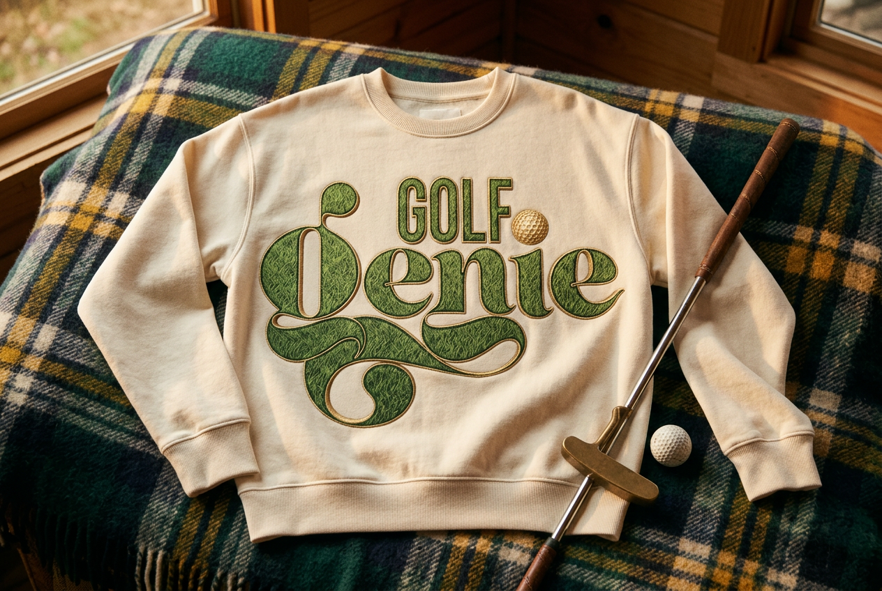 Golf Genie Varsity Crewneck